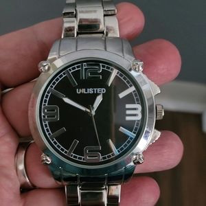 Mens Unlisted Stainless Steel Watch